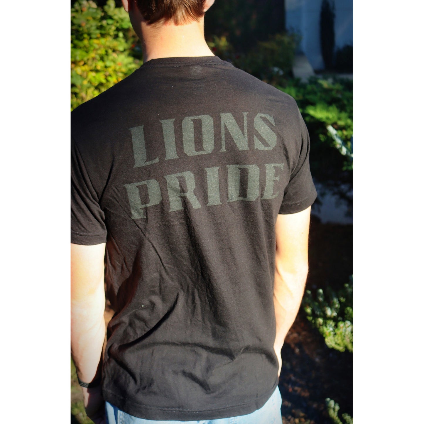 Black on Black Lions Pride T-shirt